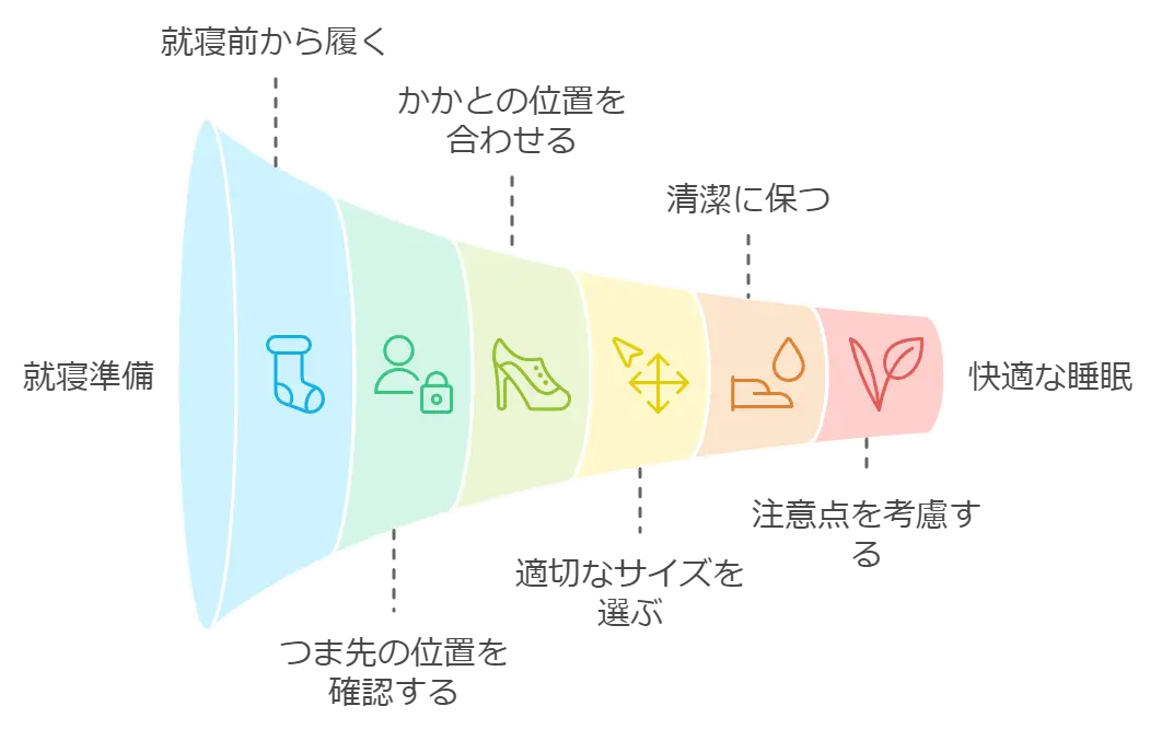 まるでこたつソックスを寝る時に履く