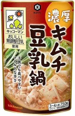 キッコーマン濃厚キムチ豆乳鍋