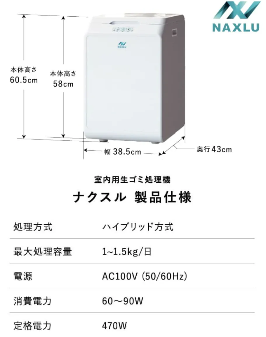 生ごみ処理機ナクスル